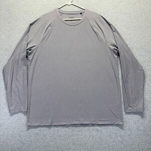 Rhone T-Shirt Mens 2XL Gray Pullover Long Sleeve Performance Stretch Active